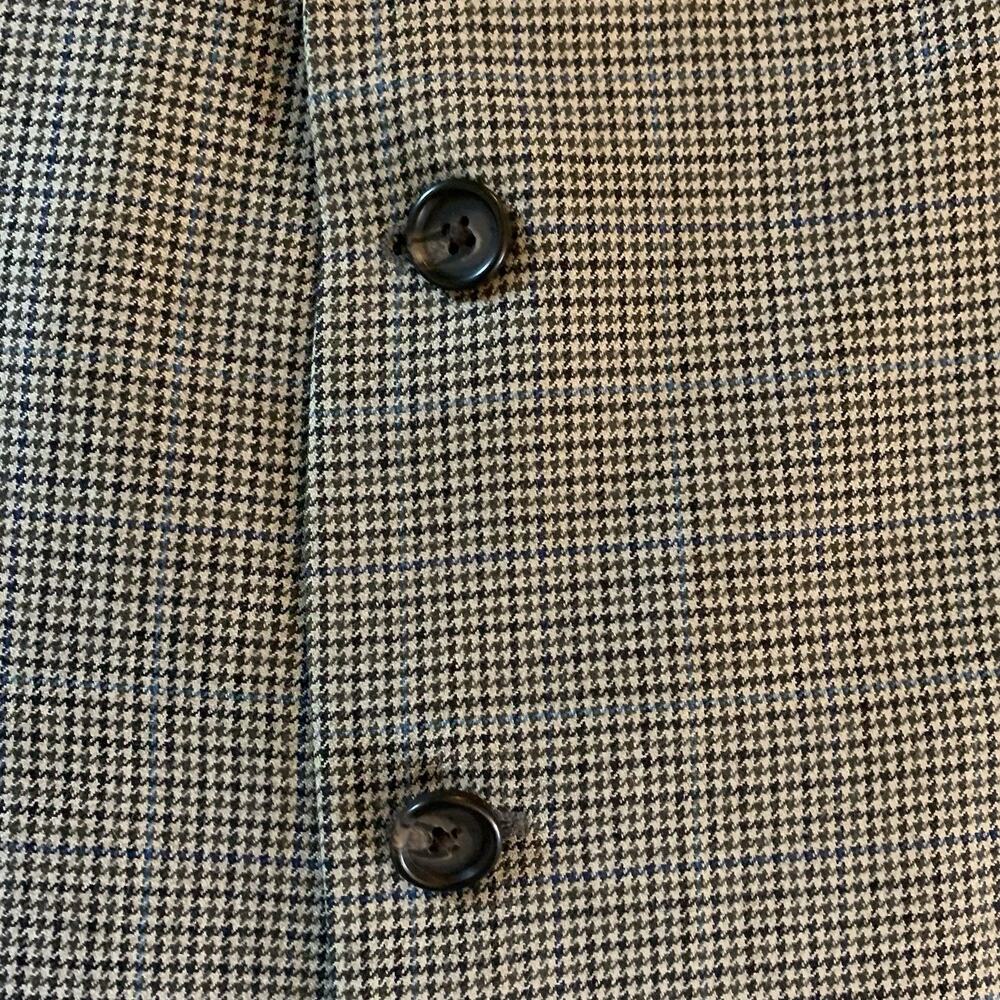 Lauren Ralph Lauren Men's 42R Silk/Wool Houndstooth Blazer Sport Coat Brown - Picture 9 of 16